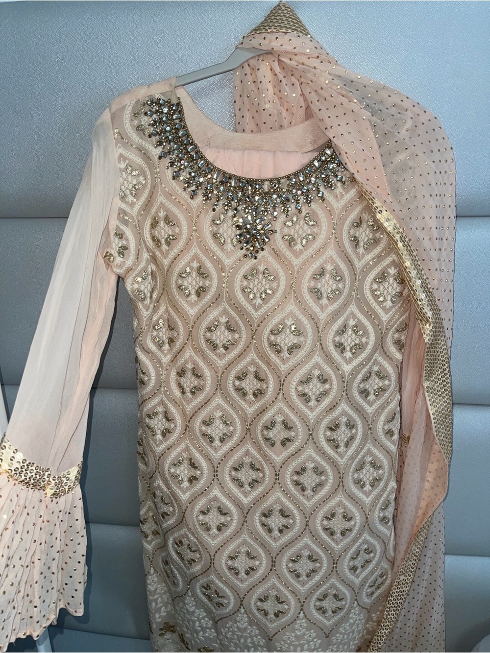 Embellished Indian Pakistani Dress
